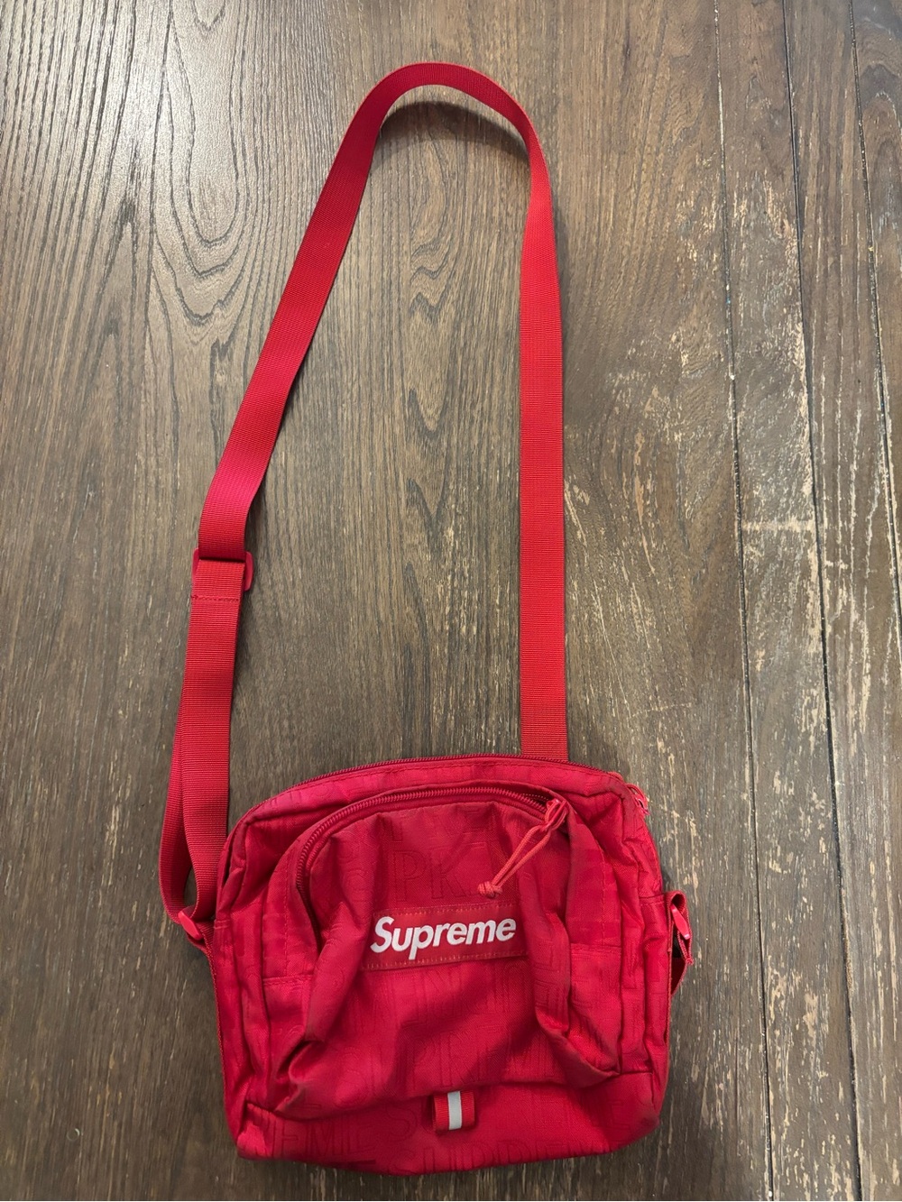 Supreme Red Shoulder Crossbody Bag